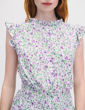 Blusa manga corta Julio para mujer