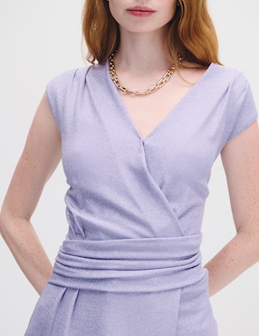 Blusa envolvente Julio para mujer