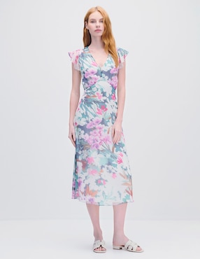 Vestido midi casual Julio para mujer