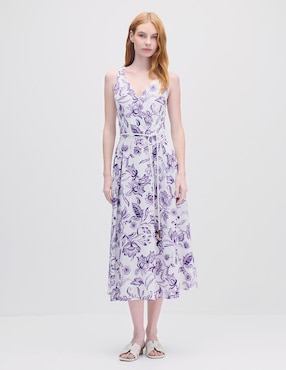 Vestido midi casual Julio para mujer