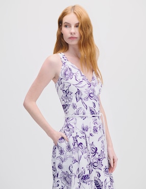 Vestido midi casual Julio para mujer