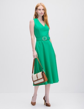 Vestido midi casual Julio para mujer
