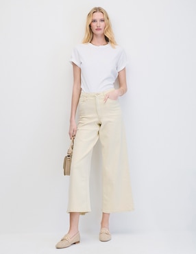 Jeans wide leg cintura alta Julio para mujer