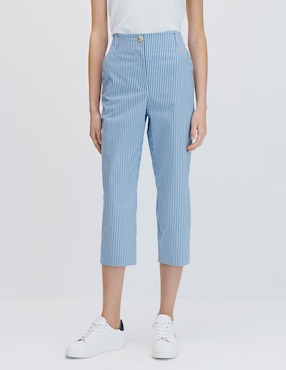 Pantalón capri Julio straight para mujer