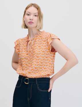 Blusa manga corta Julio para mujer