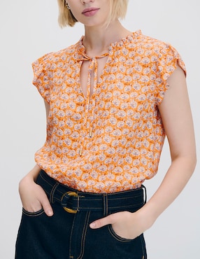 Blusa manga corta Julio para mujer