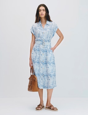 Vestido midi casual Julio para mujer