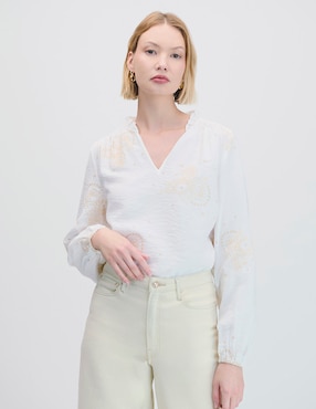 Blusa manga larga Julio para mujer