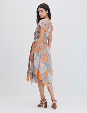 Vestido midi casual Julio para mujer