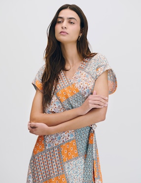 Vestido midi casual Julio para mujer