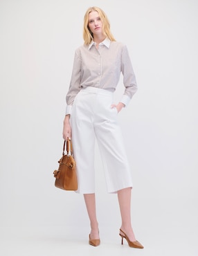Blusa camisera manga larga Julio para mujer