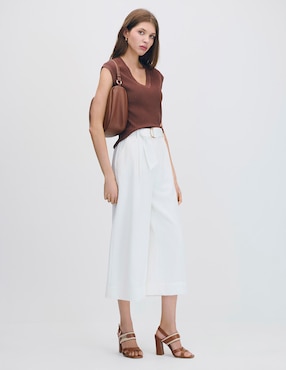 Pantalón coulotte Julio amplio para mujer