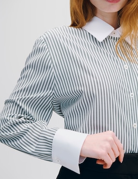 Blusa camisera manga larga Julio para mujer