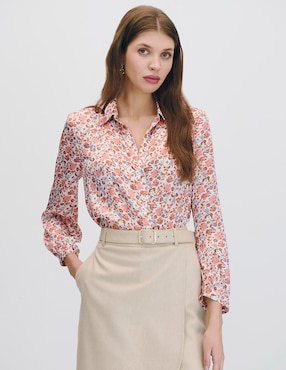 Blusa camisera manga larga Julio para mujer