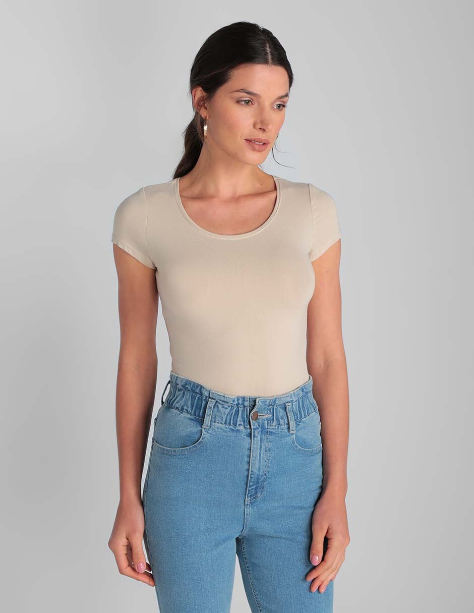 Blusa manga corta para mujer 1