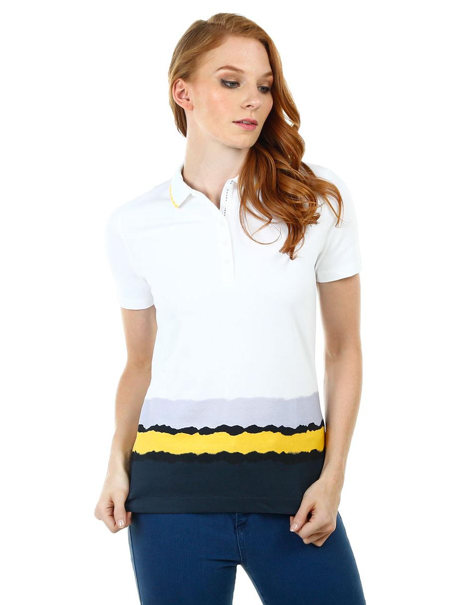Playera polo lisa Tommy Hilfiger algodón blanca en Liverpool