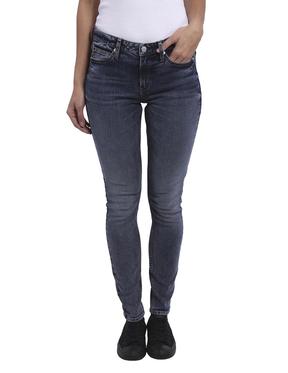 Jeans Calvin Klein corte super skinny azul medio en Liverpool
