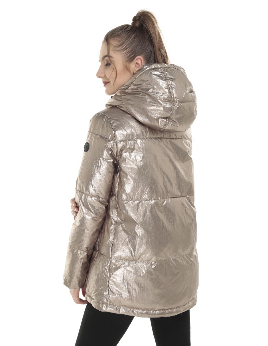 chamarra calvin klein mujer dorada