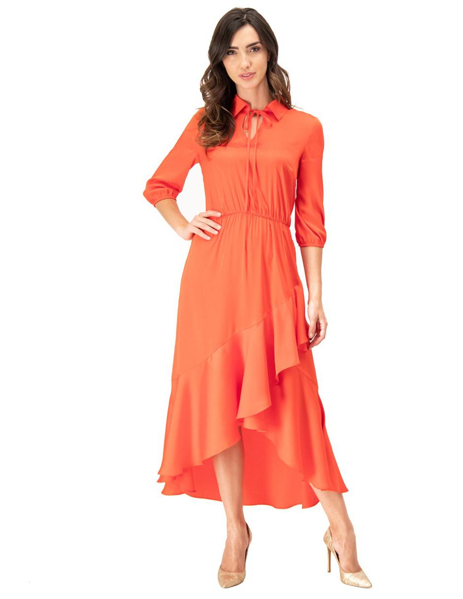 Vestido formal Ivonne coral olanes en Liverpool
