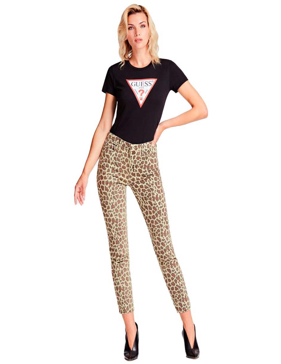 Playera manga corta cuello redondo para mujer 2