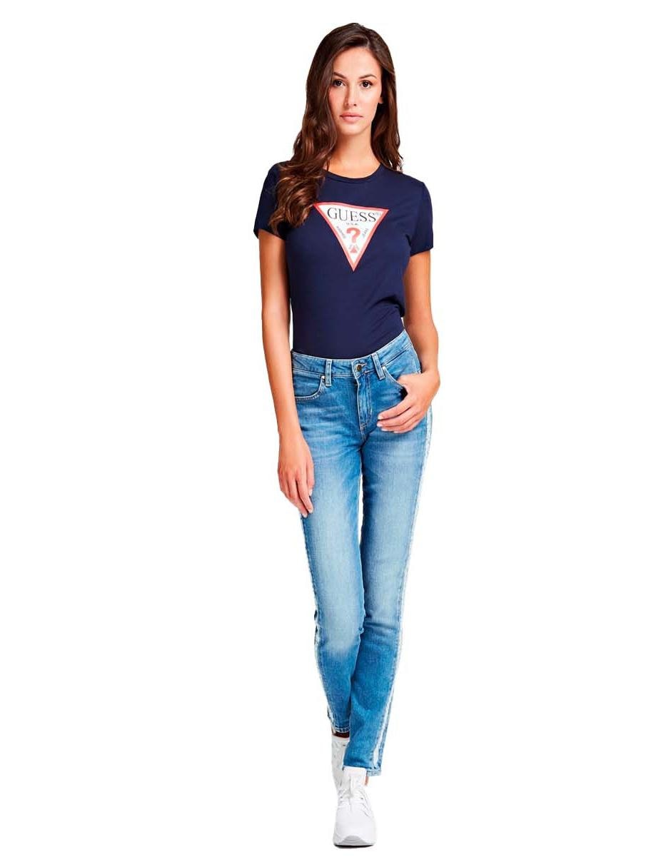 Playera manga corta cuello redondo para mujer 2