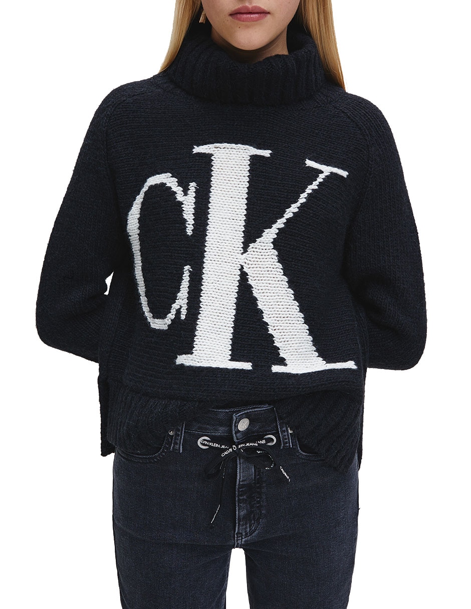Suéter Calvin Klein Jeans para Mujer cuello tipo | Liverpool.com.mx