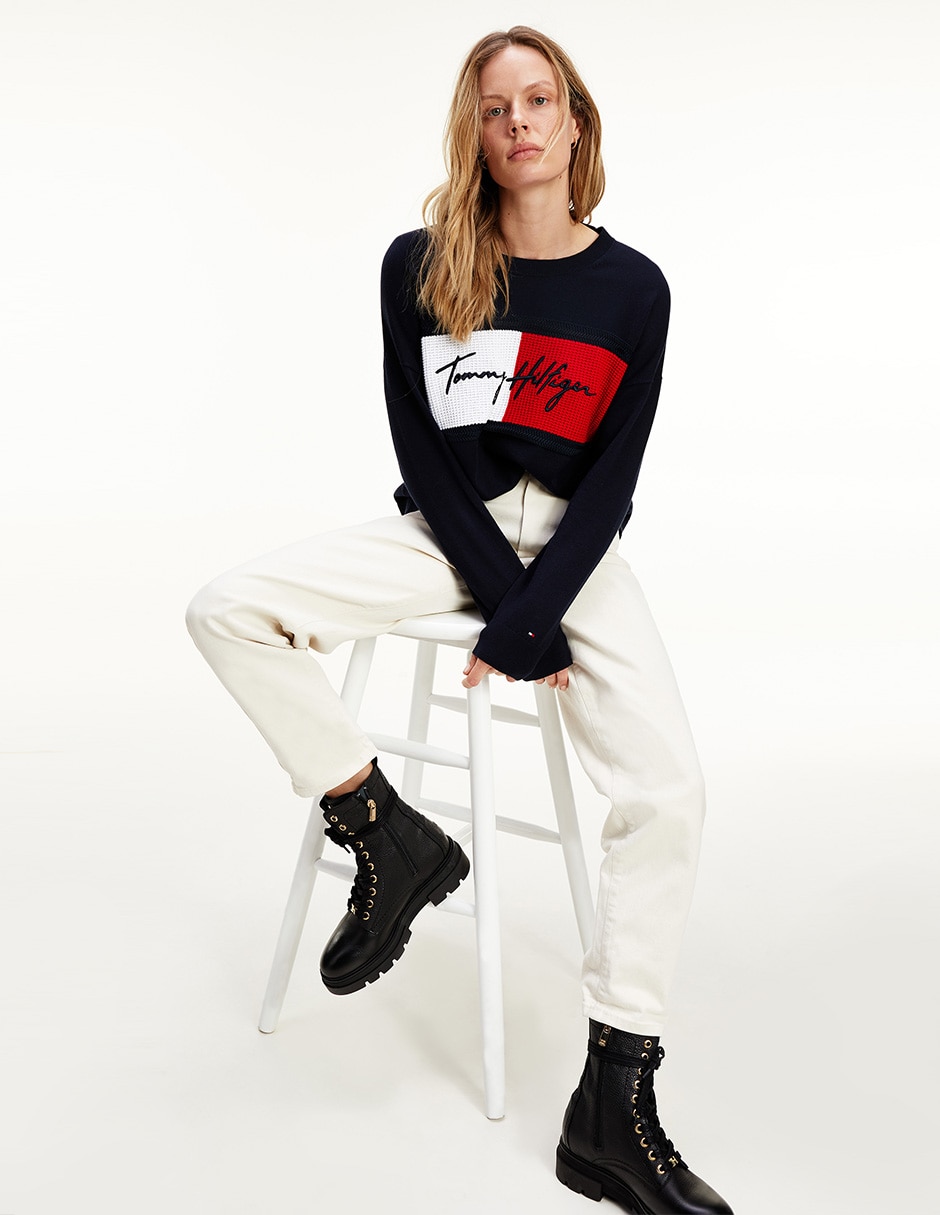 Suéter Tommy Hilfiger para mujer cuello redondo en Liverpool