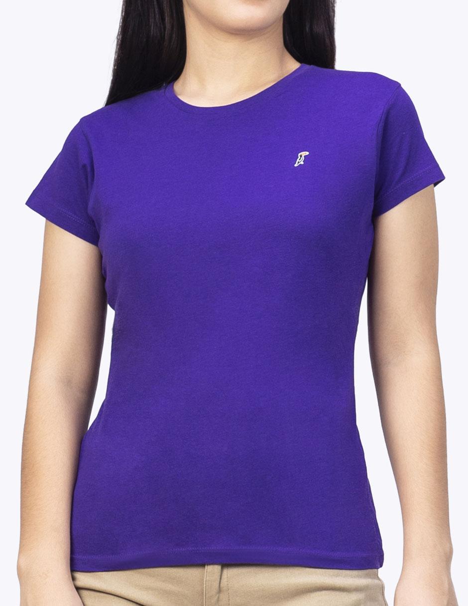 Playera manga corta cuello redondo para mujer Playera manga corta cuello redondo para mujer