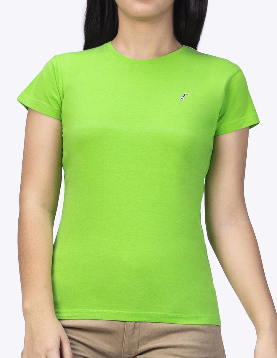 Playera manga corta cuello redondo para mujer Playera manga corta cuello redondo para mujer