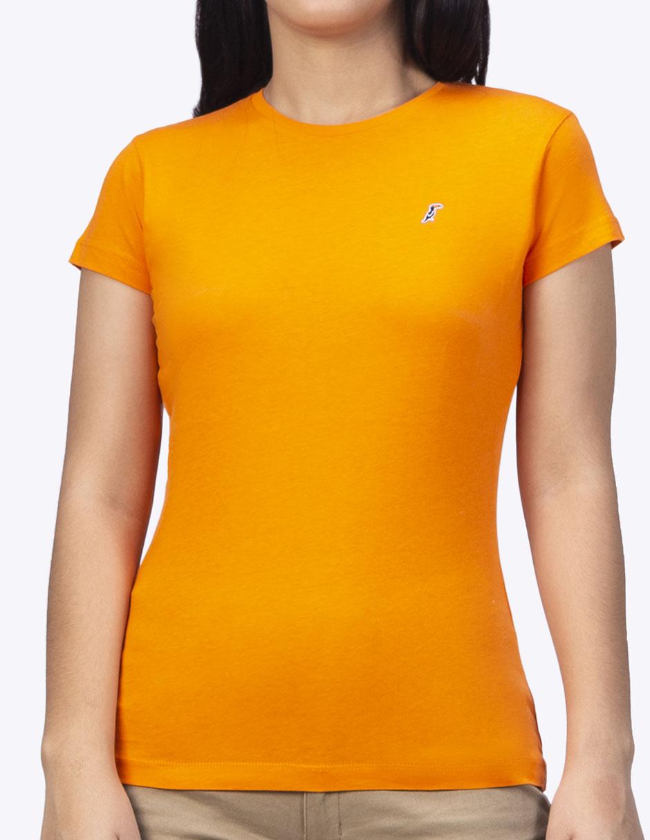 Playera manga corta cuello redondo para mujer Playera manga corta cuello redondo para mujer