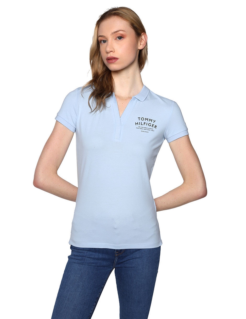 Playera tipo polo Tommy Hilfiger para mujer en Liverpool