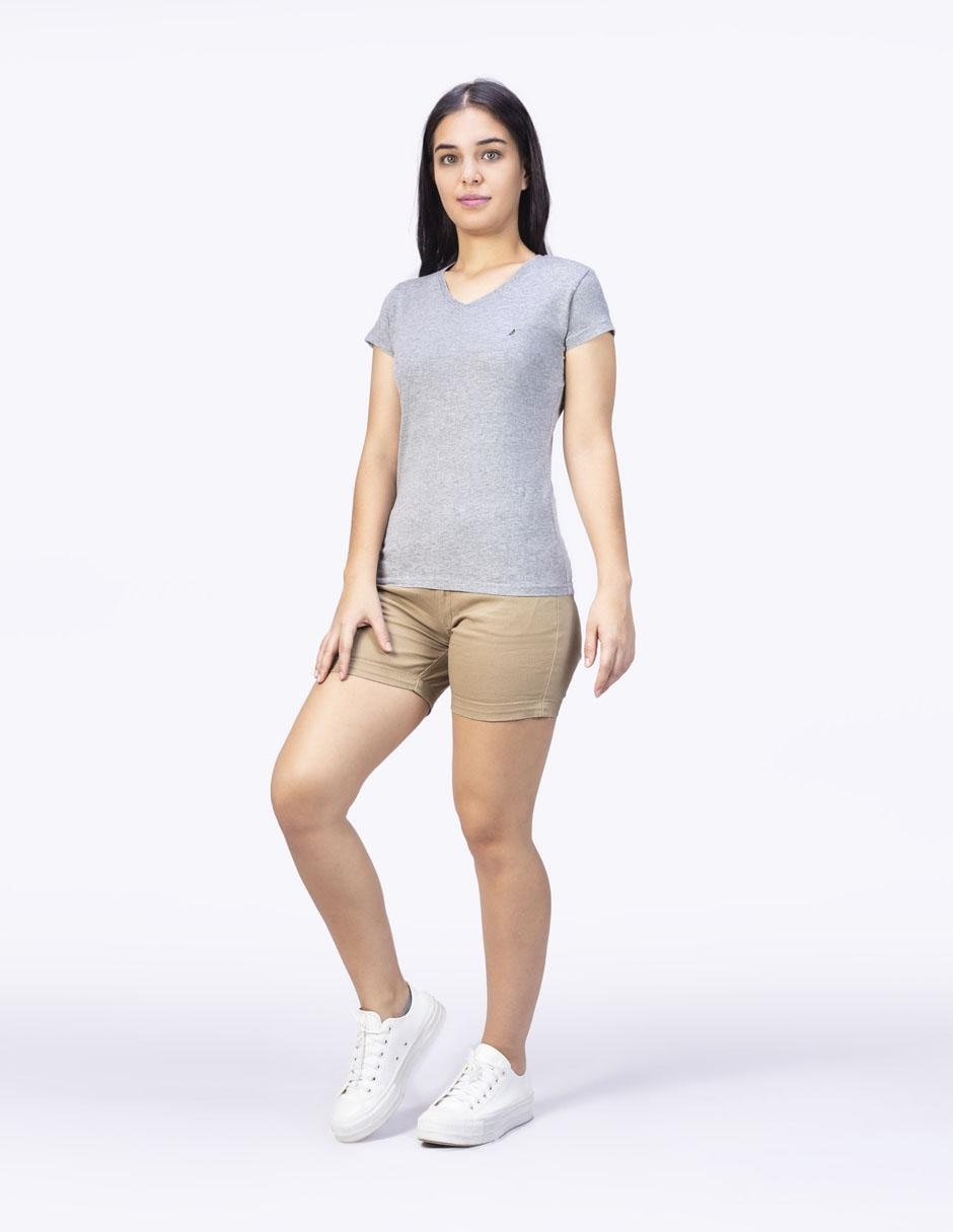 Playera Tucane cuello V para mujer
