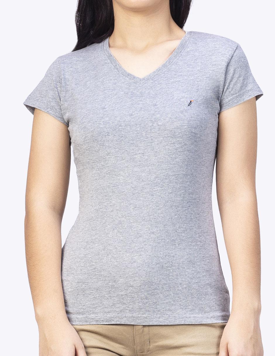 Playera manga corta cuello redondo para mujer Playera manga corta cuello redondo para mujer