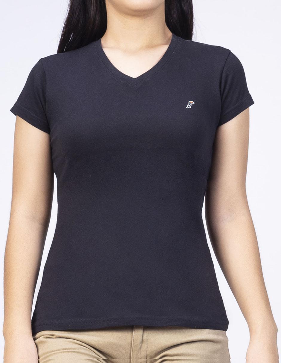 Playera manga corta cuello redondo para mujer Playera manga corta cuello redondo para mujer