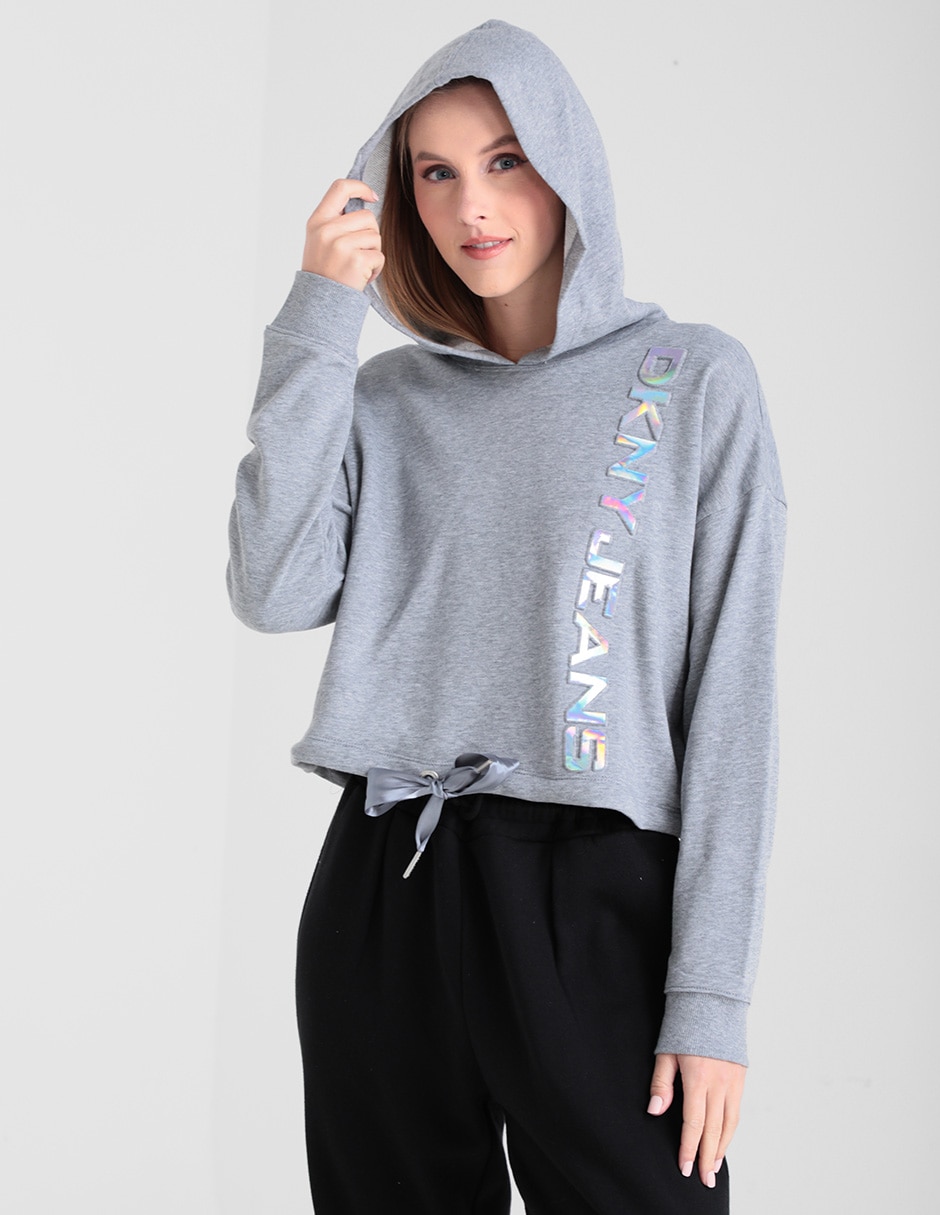 Sudadera DKNY Jeans para mujer con capucha logotipo en Liverpool