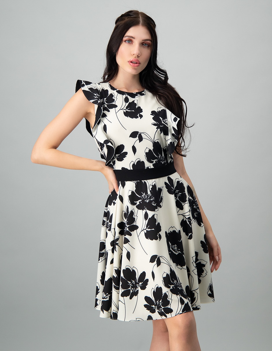 Vestido 3/4 Ivonne floral en Liverpool