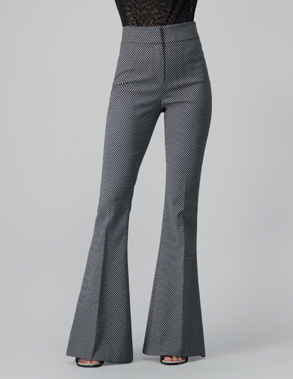 Pantalones Push In Secret Glamour flare en sarga Arena (0071) Mujer |  Pantalones Salsa \u003e Kambrey