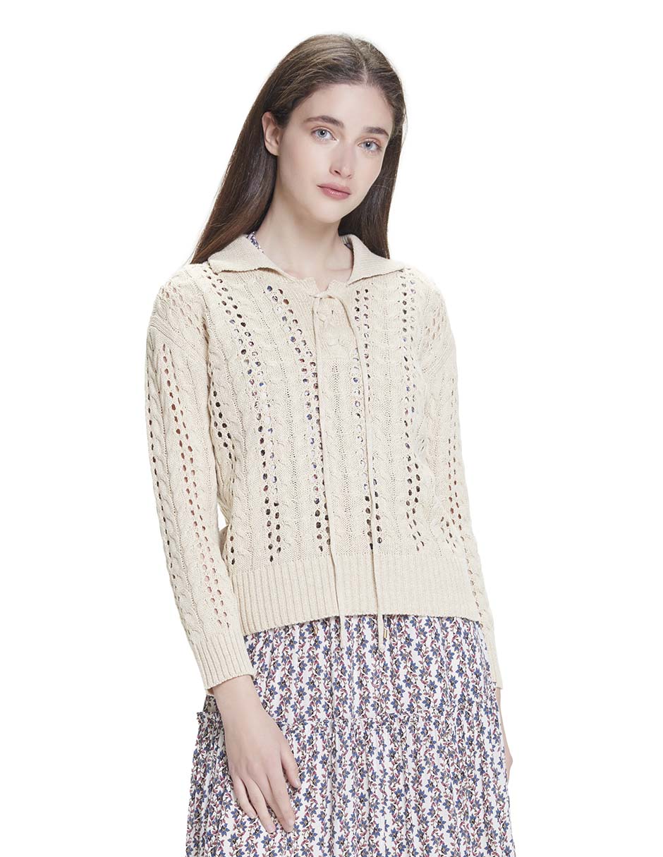 Suéter cuello solapa para mujer Suéter cuello solapa para mujer