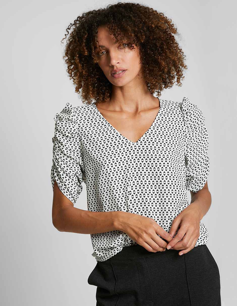 Blusa manga corta para mujer 1