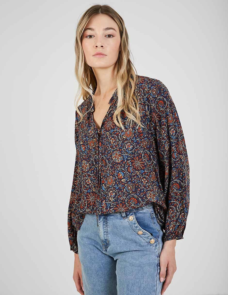 Blusa manga larga para mujer 1