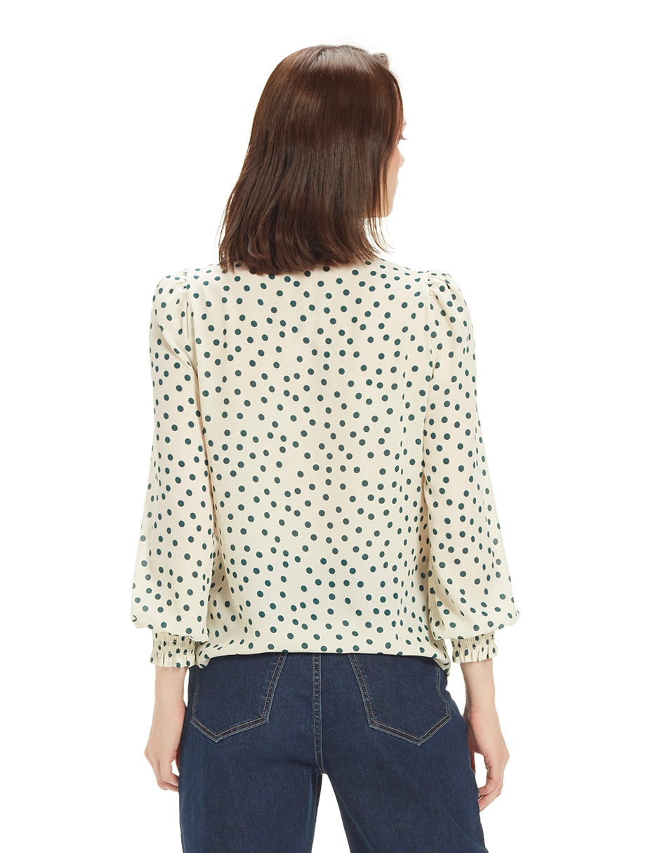 Blusa manga larga para mujer 3