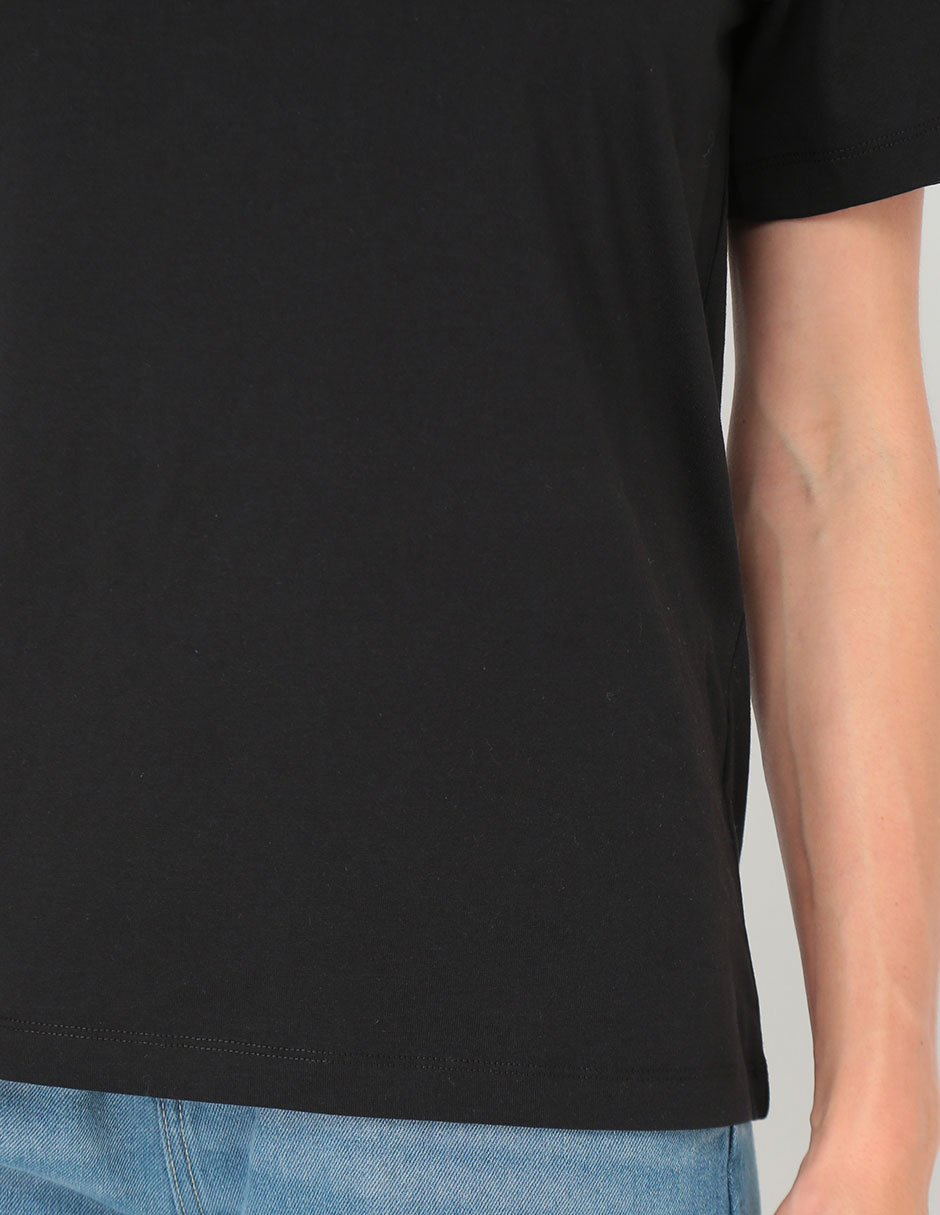 Playera manga corta cuello redondo para mujer 5