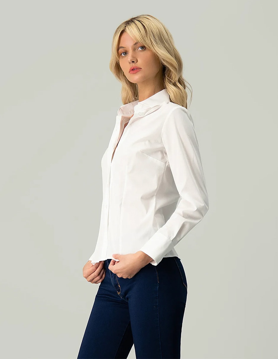 Blusa manga larga para mujer 4
