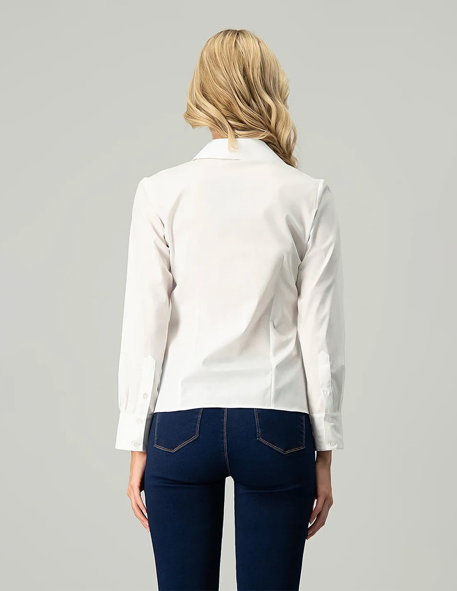 Blusa manga larga para mujer 5