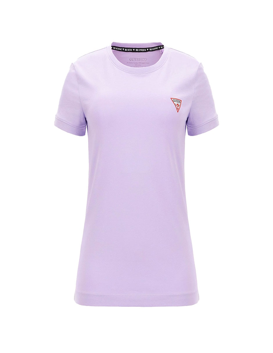 Playera manga corta cuello redondo para mujer 5