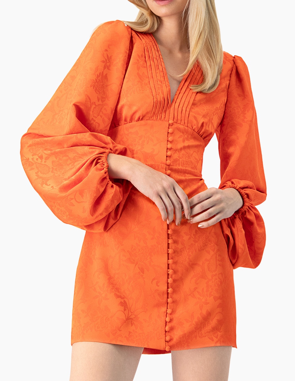 Ivonne - Vestido Naranja 80600777 - $1099 pesos.