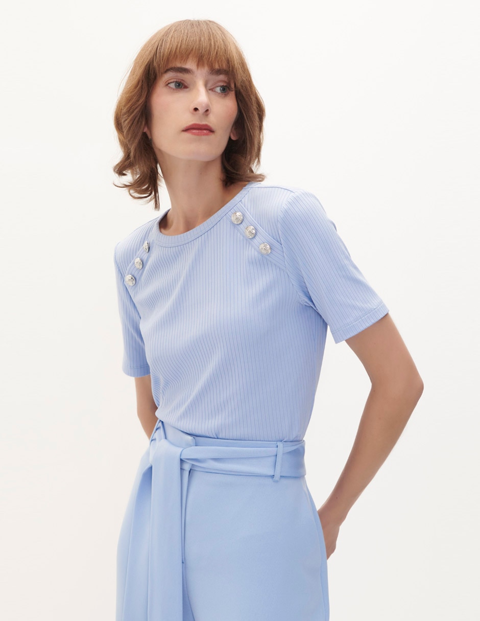 Blusa manga corta para mujer Blusa manga corta para mujer