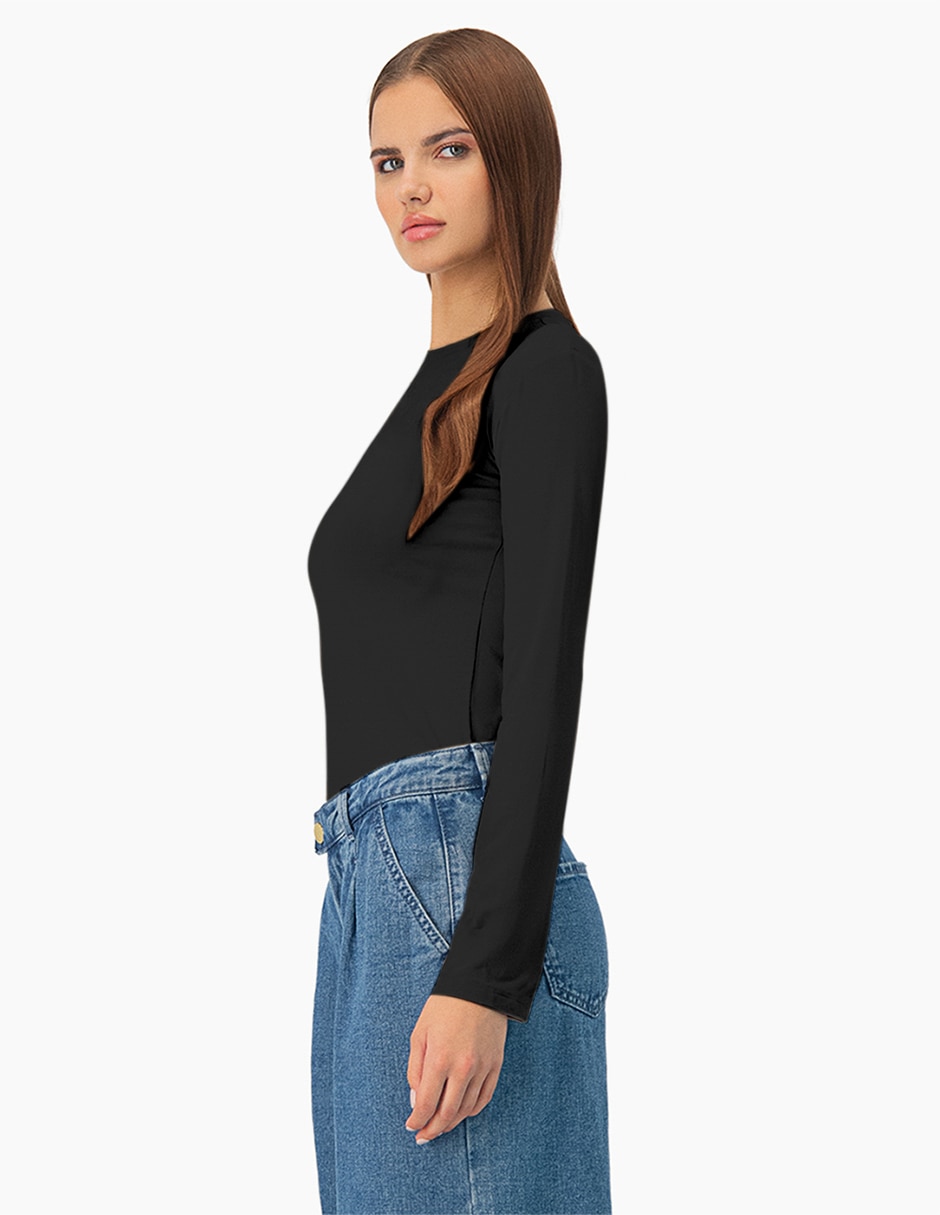 Blusa manga larga para mujer 3