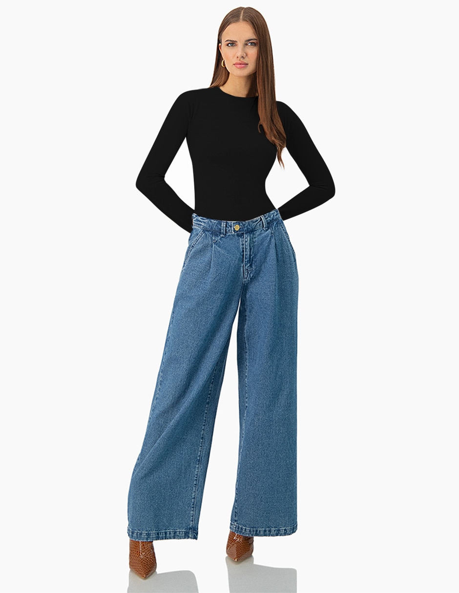 Blusa manga larga para mujer 4