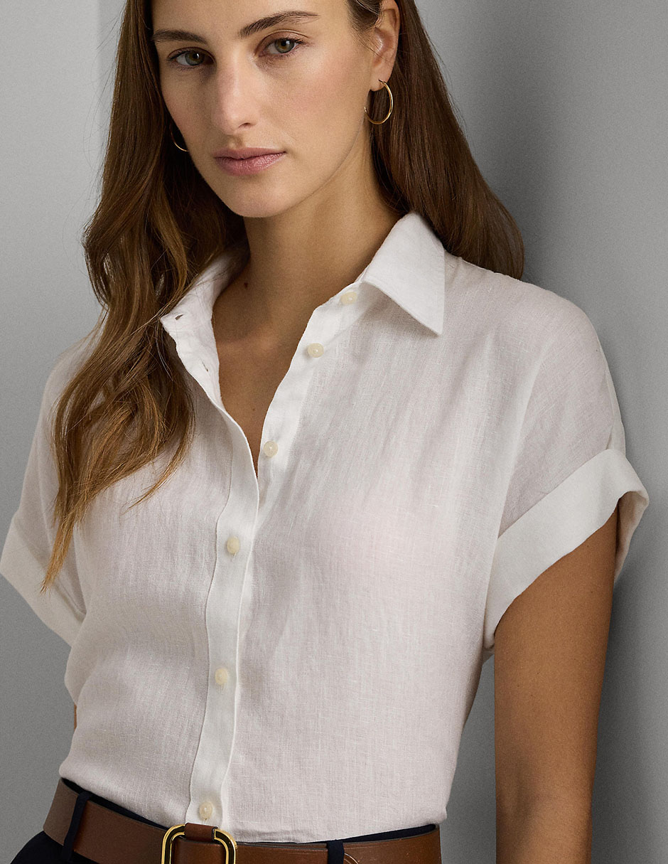 Blusa manga corta para mujer 4